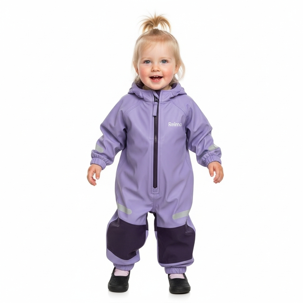 Stormberg Kids Waterproof Ski Suit Purple Snowsuit Size 1 US Approx 12M